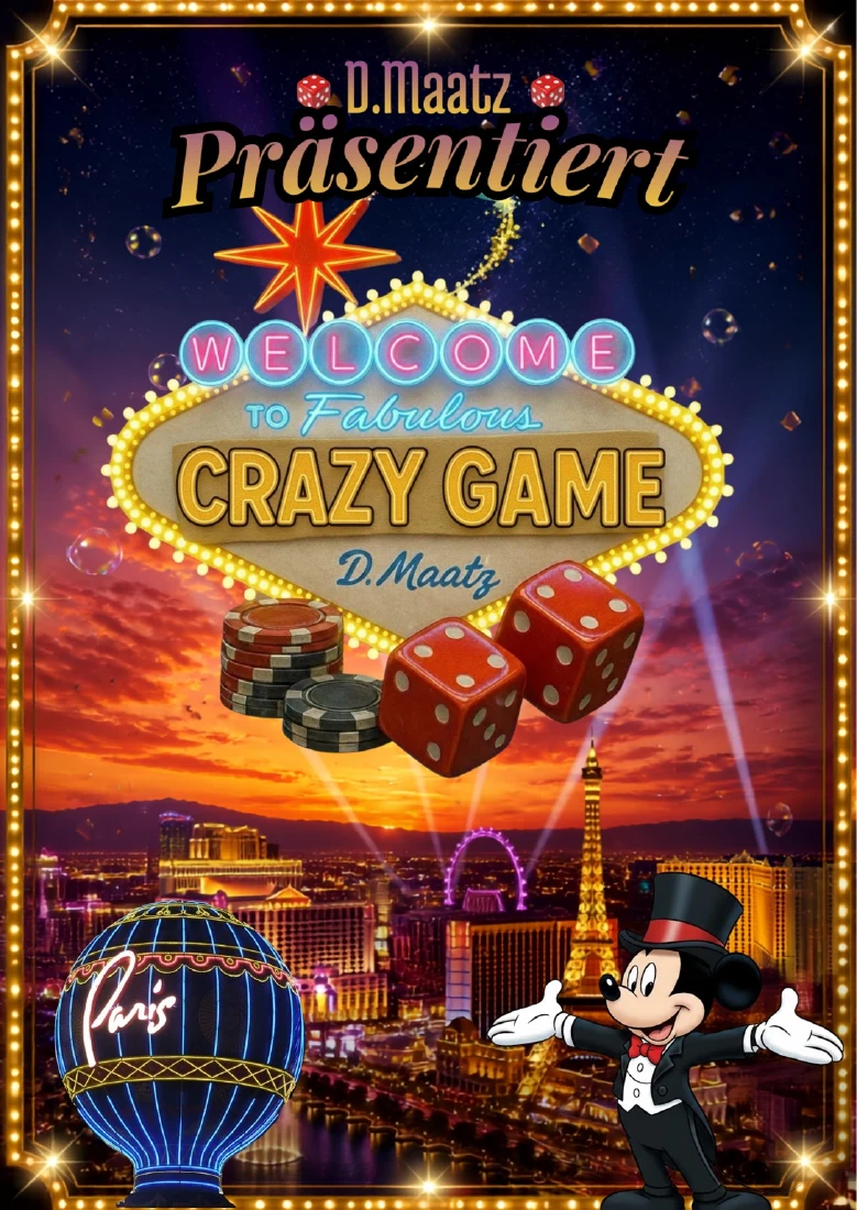 Titelseite des Crazy-Game-Gestaltungsprospekts